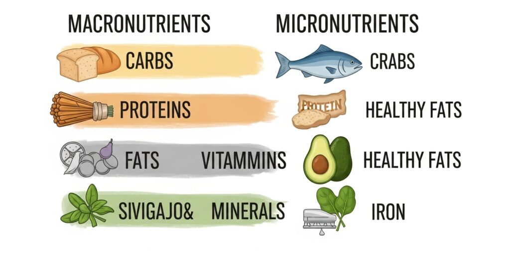 Diet and Nutrition: Basics of Nutrition (Macronutrients & Micronutrients)