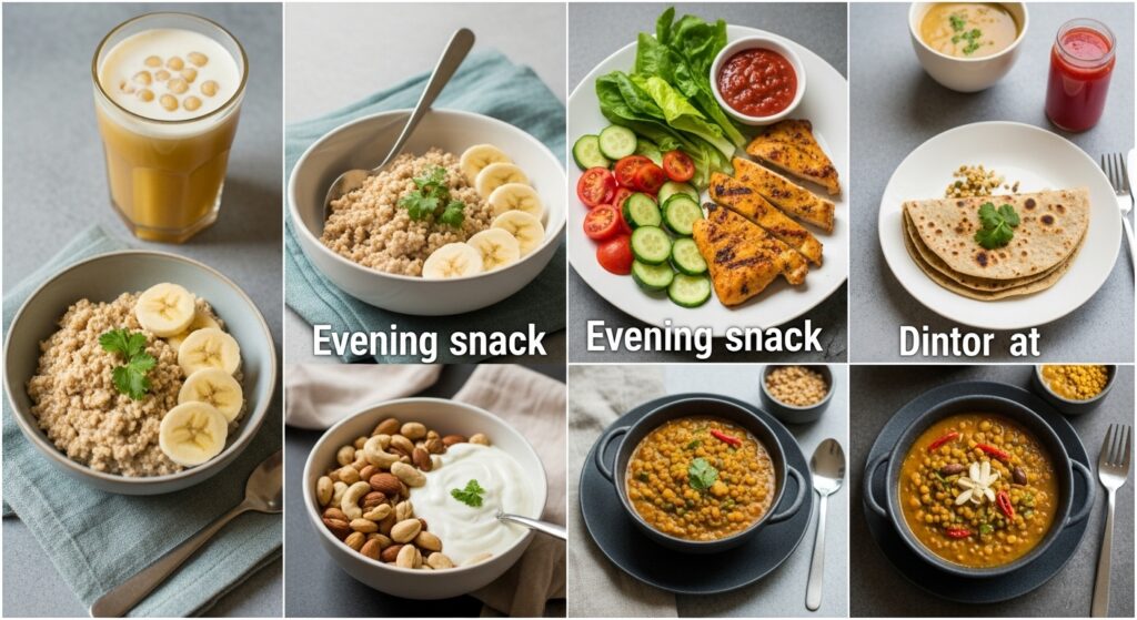 Sample Daily Meal Plan"Diet and Nutrition