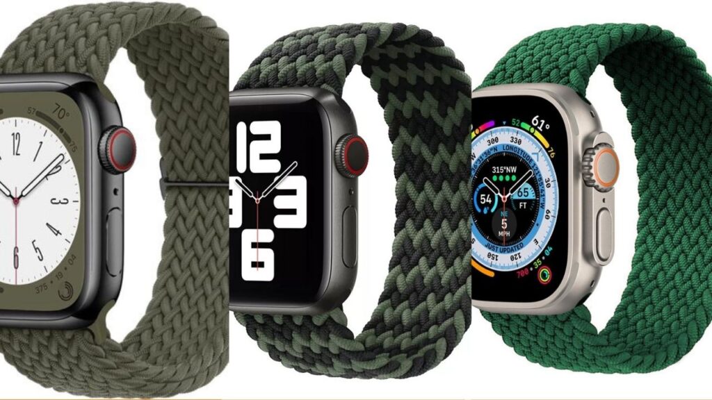 Apple Watch Stretchy Braided Loop