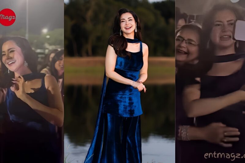 Hania Aamir Mobbed by Fans at Hum Awards 2025 — Wins Global Star Award with Grace
